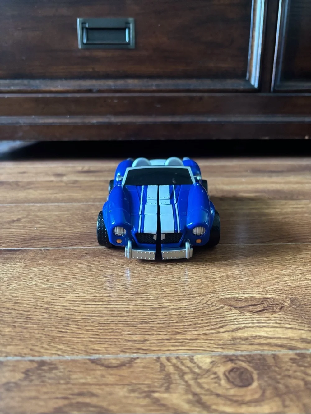 Blue Convertible Toy Car for Kids - transformer